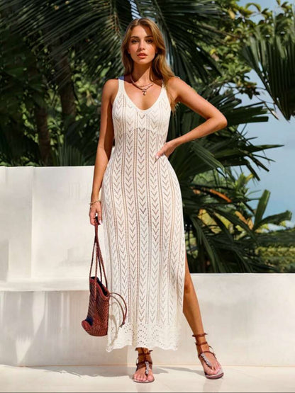 Robe-cache élégante en tricot
