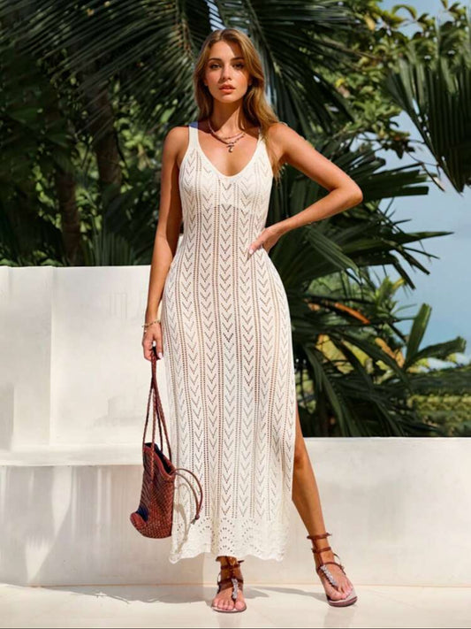 Robe-cache élégante en tricot