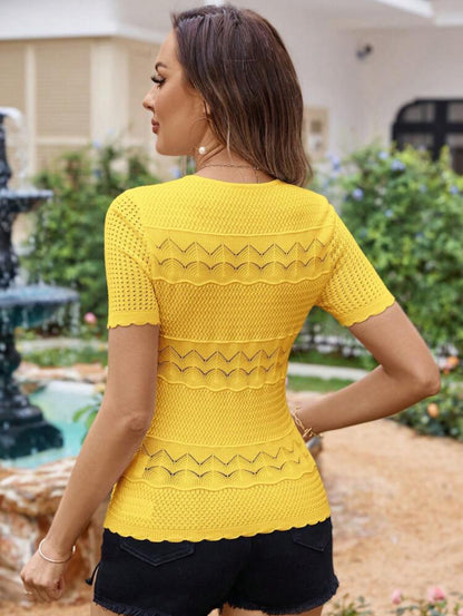 Pullover en tricot léger