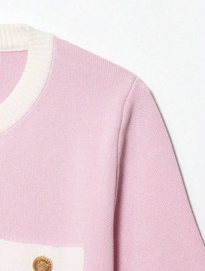 Top court en tricot sylia
