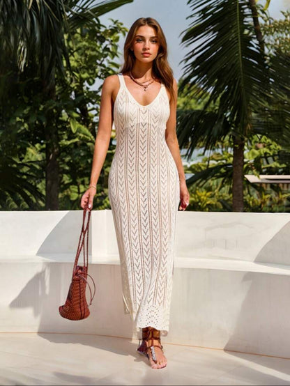Robe-cache élégante en tricot