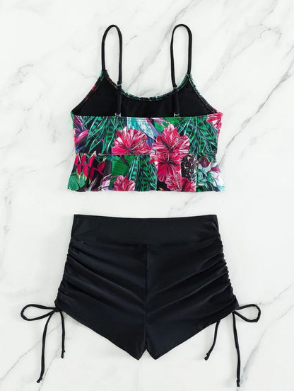 Vcay Ensemble tankini Black