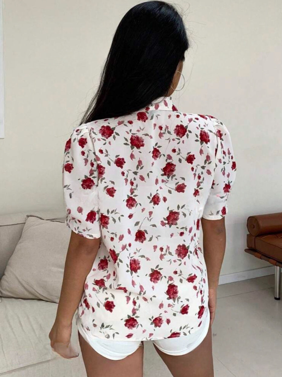 Chemise floral print