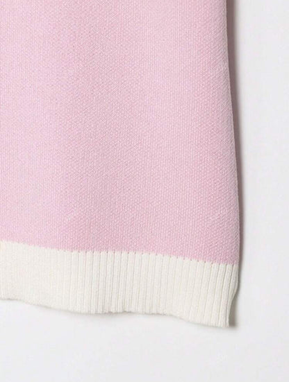 Top court en tricot sylia