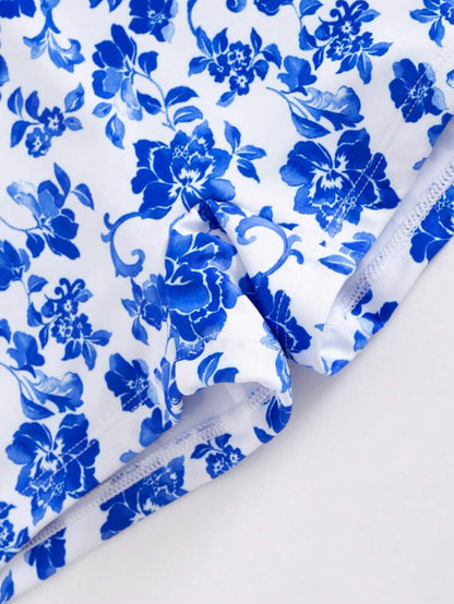 Maillot de bain 1 pièce  (motif aléatoire)