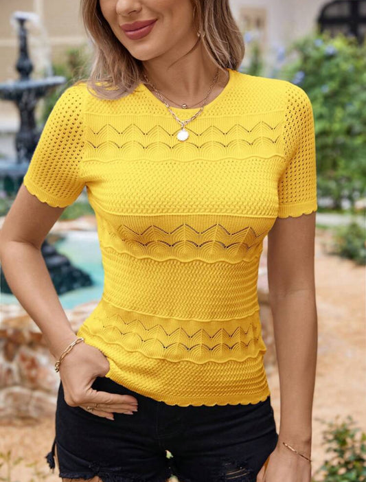 Pullover en tricot léger