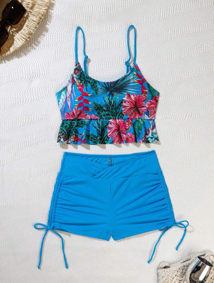 Vcay Ensemble tankini Bleu indigo