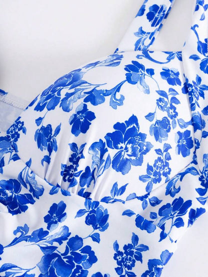Maillot de bain 1 pièce  (motif aléatoire)
