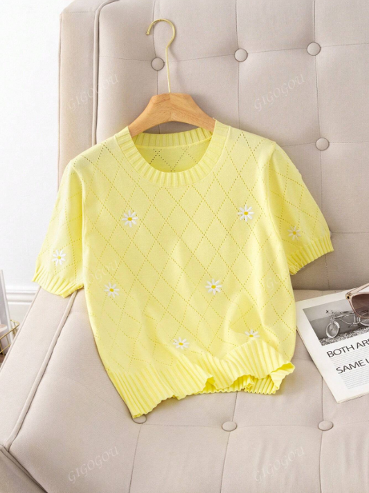 T-shirt en tricot respirant.