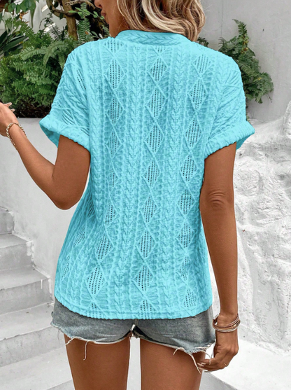 T-shirt à manches courtes (bleu ciel)